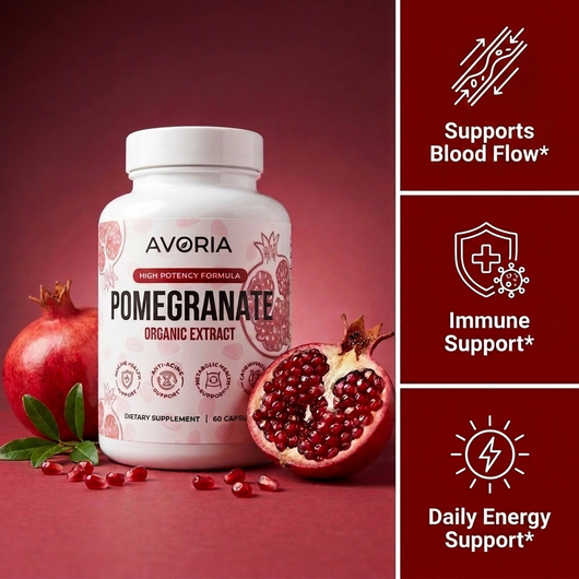 Organic Pomegranate Extract Capsules