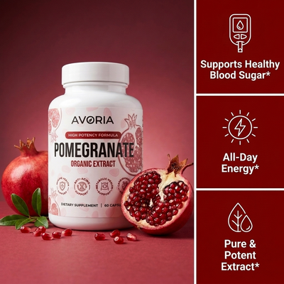 Organic Pomegranate Extract Capsules