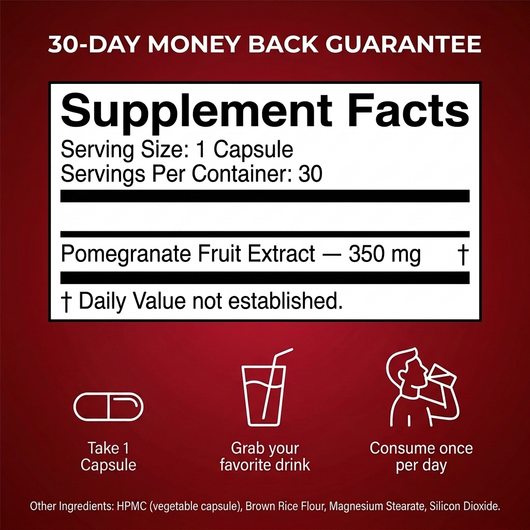Organic Pomegranate Extract Capsules