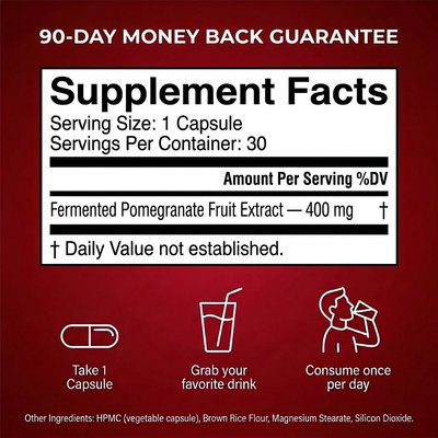 Fermented Pomegranate Extract Capsules